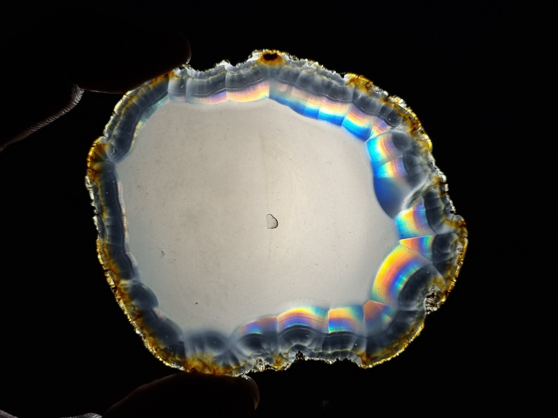 Iris Rainbow Agate Slice | Rainbow Agate Slice | Iris Agate Rainbow