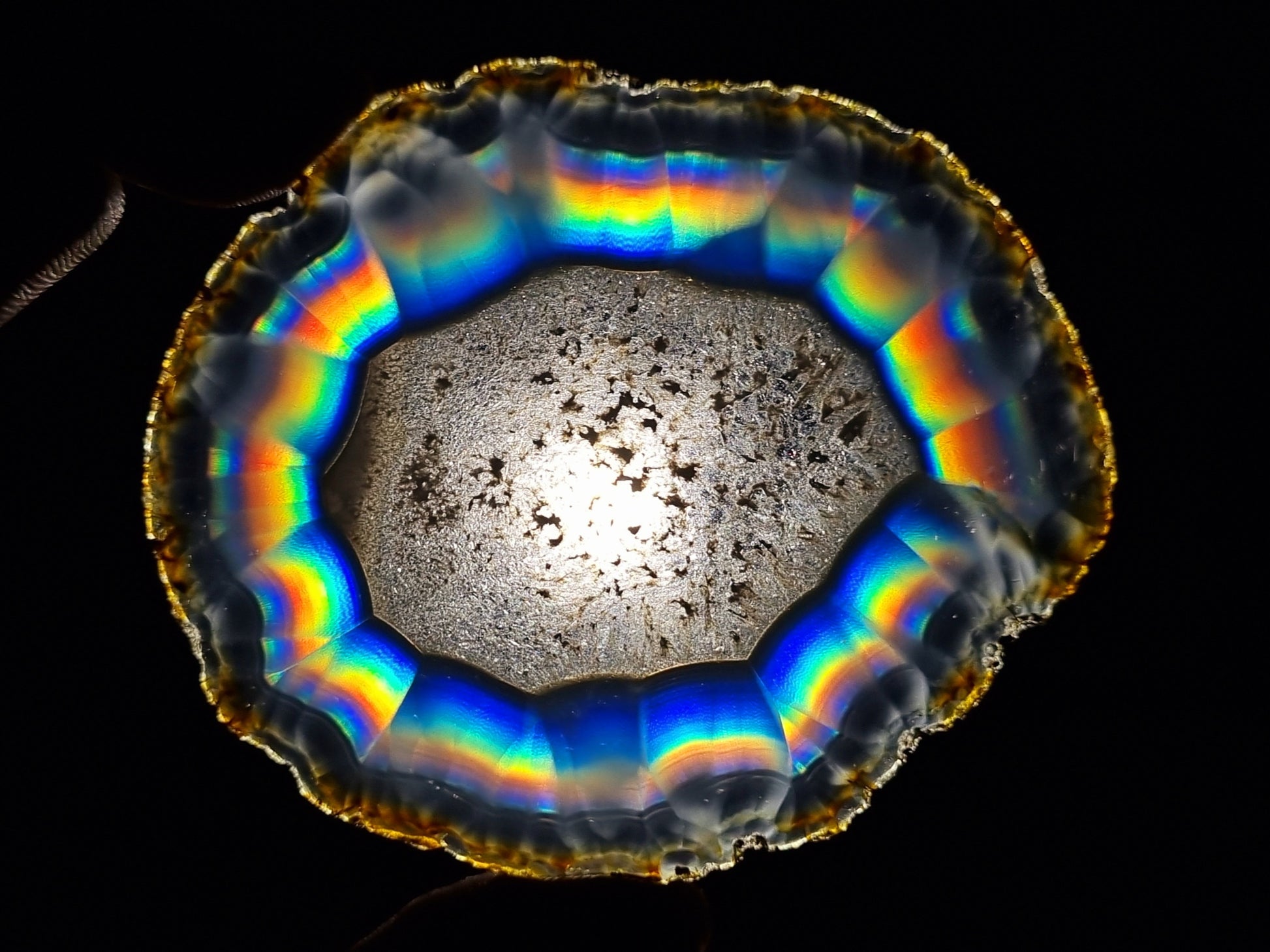 Iris Rainbow Agate Slice | Rainbow Agate Slice | Iris Agate Rainbow