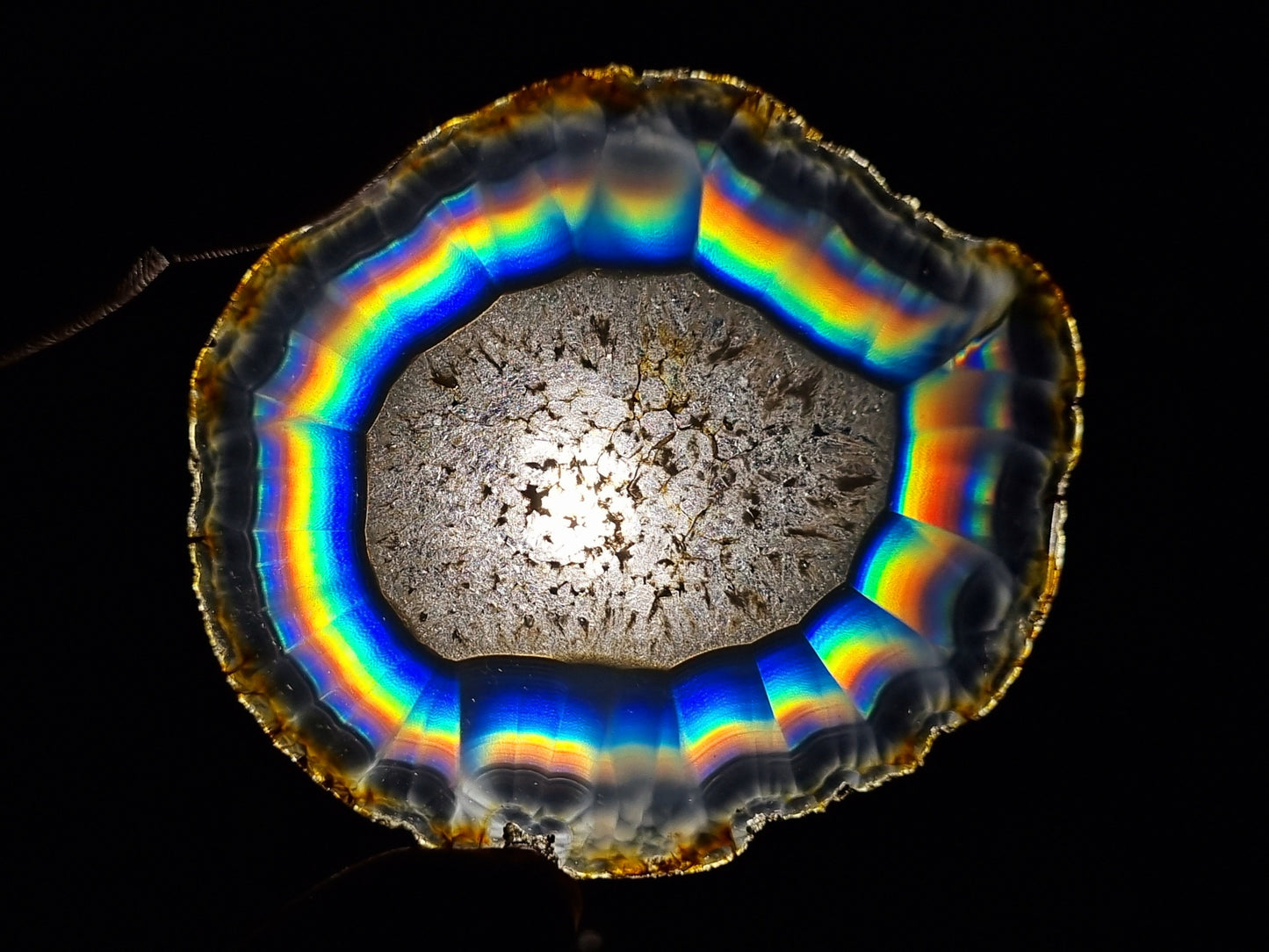 Iris Rainbow Agate Slice | Rainbow Agate Slice | Iris Agate Rainbow