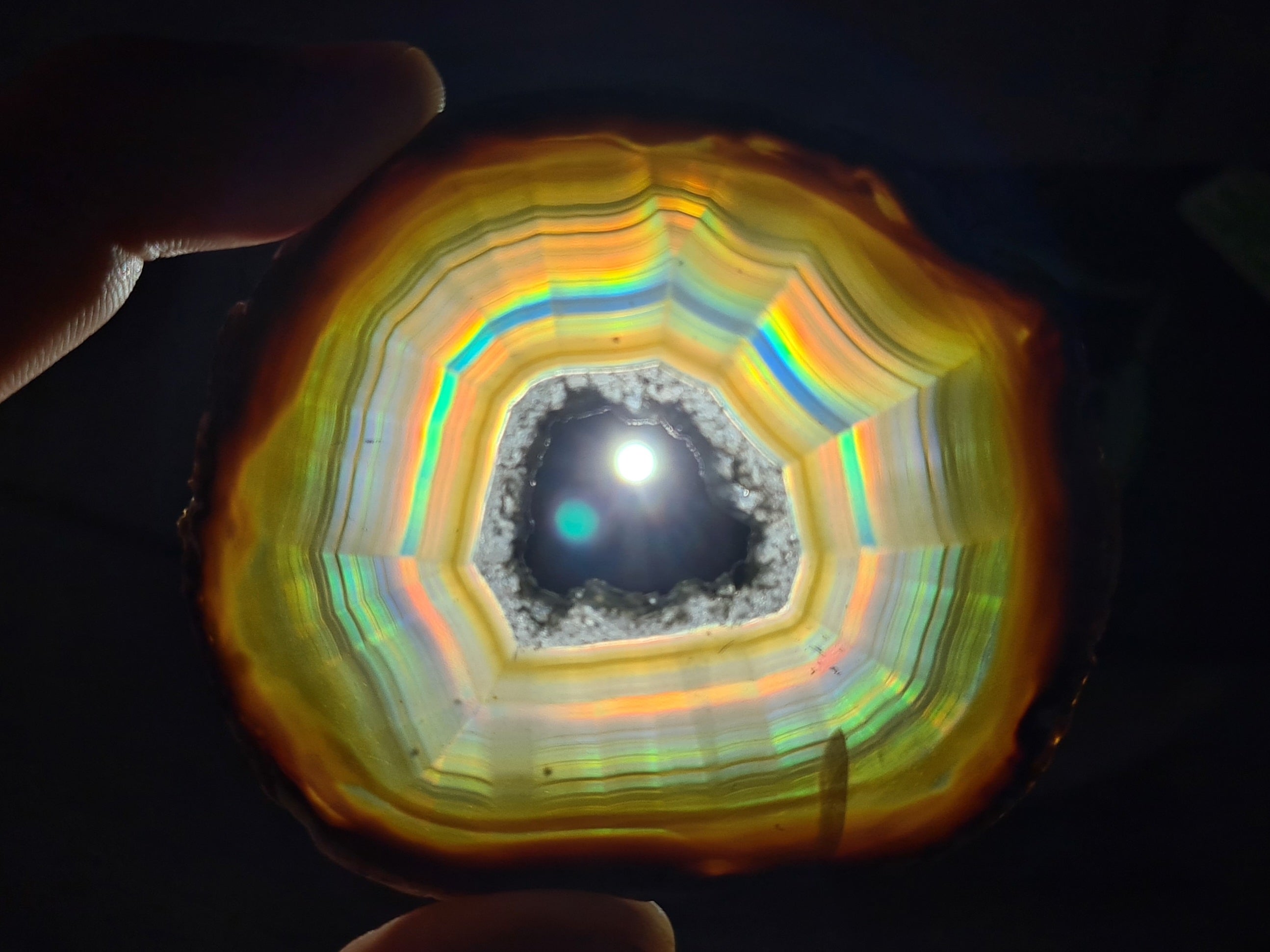 Rainbow iris agate hot sale for sale