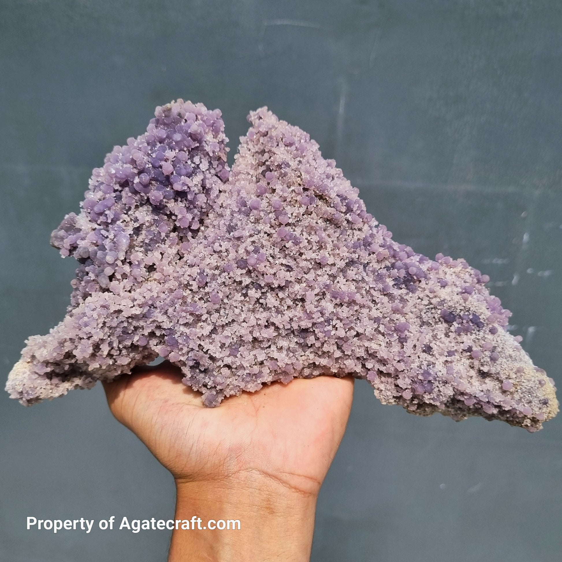 Grape Agate For SALE - Indonesian Grape Agate Sparkling Specimen