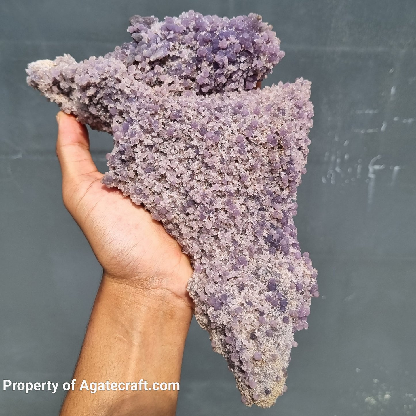 Grape Agate For SALE - Indonesian Grape Agate Sparkling Specimen