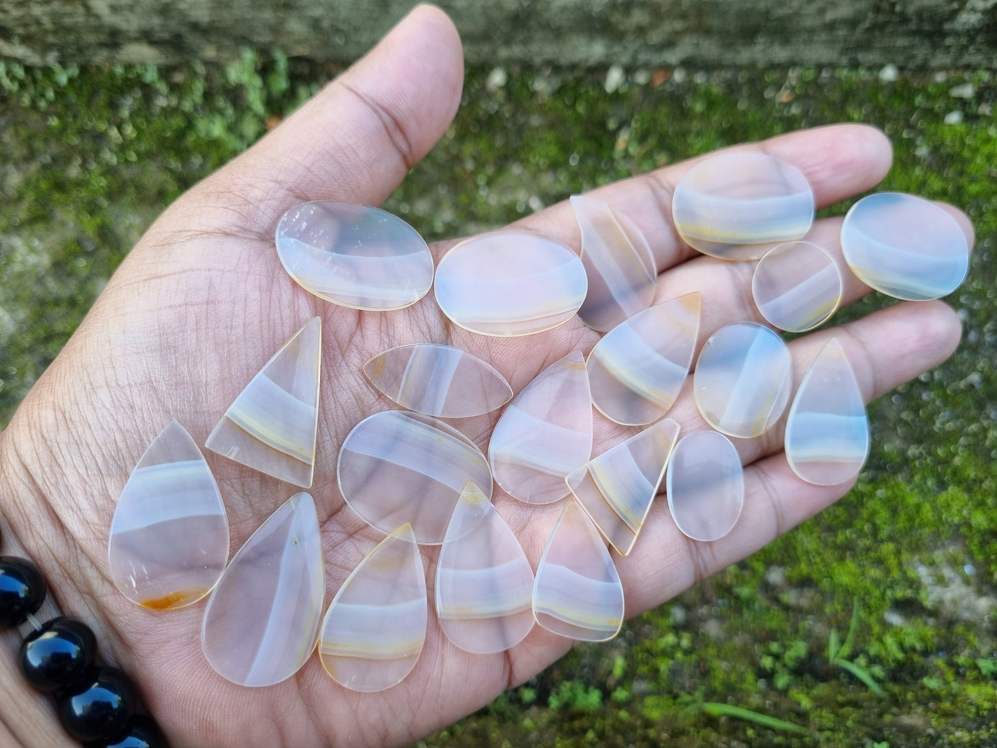 Lot 20 Pieces AAA Super Iris Rainbow Agate Cabochon - Bulk Top Quality Indonesian Iris Agate Cabochon