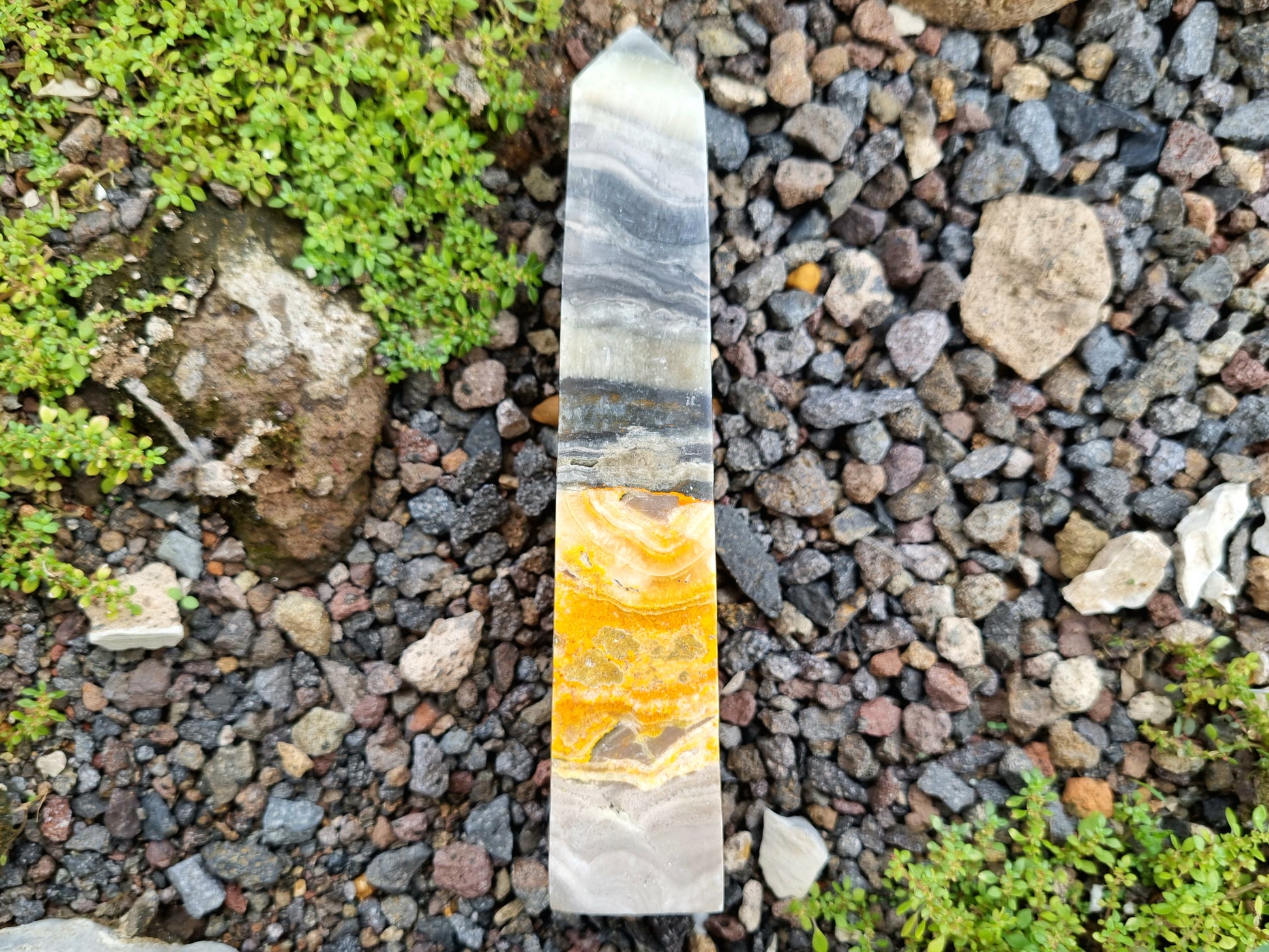 Bumblebee Jasper Tower - Indonesian Bumblebee Jasper Point 