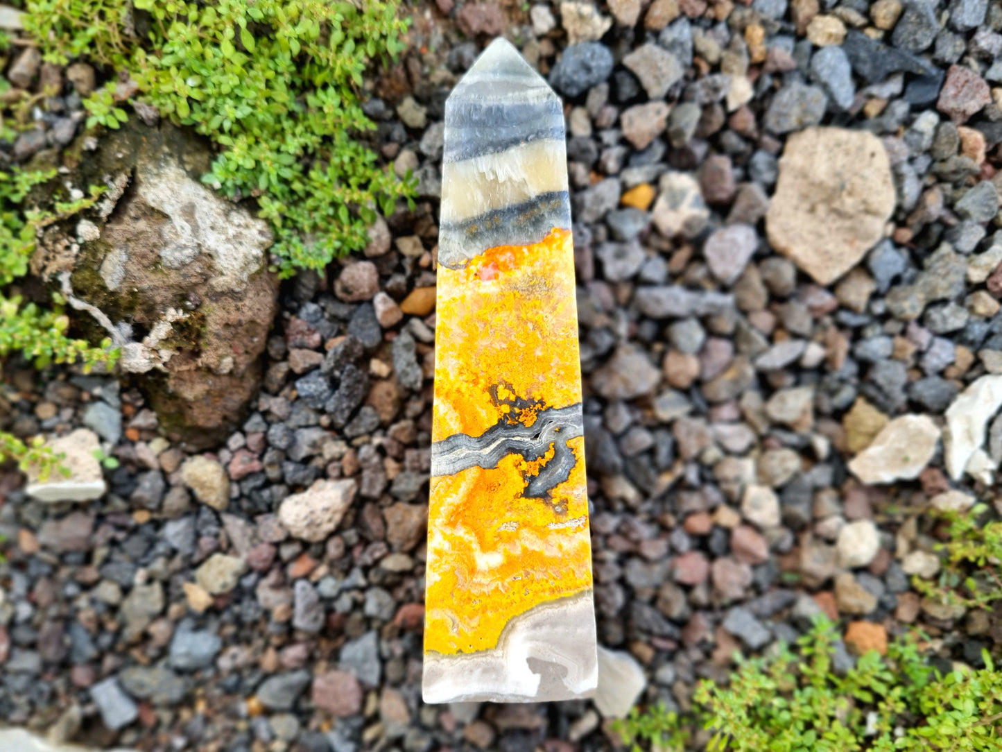 Stunning Bumblebee Jasper Tower - Indonesian Bumblebee Jasper Point